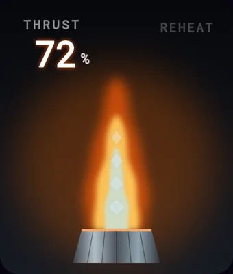 Afterburner Home gauge