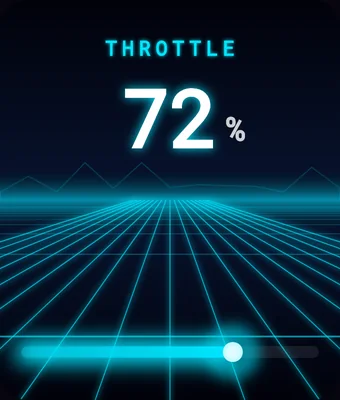 Grid Runner Home gauge