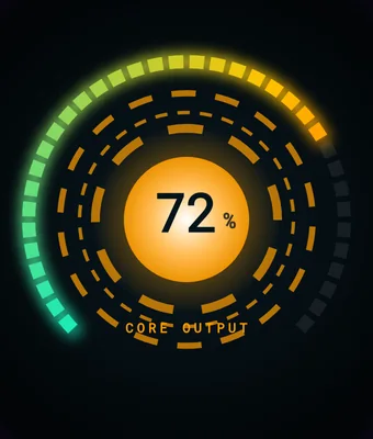 Reactor Core Home gauge